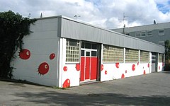 Wandgestaltung einer Lagerhalle in Dortmund 2006